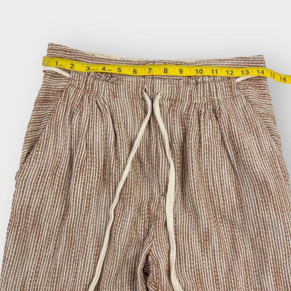 Free People Light At Sunrise High-rise Striped Pants Size 6 - Picture 6 of 8